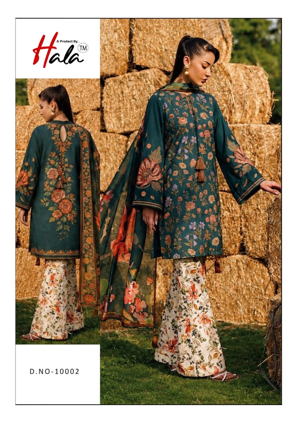 Ramsha Vol 10 Hala Cotton Karachi Salwar Suits Exporter Gujarat