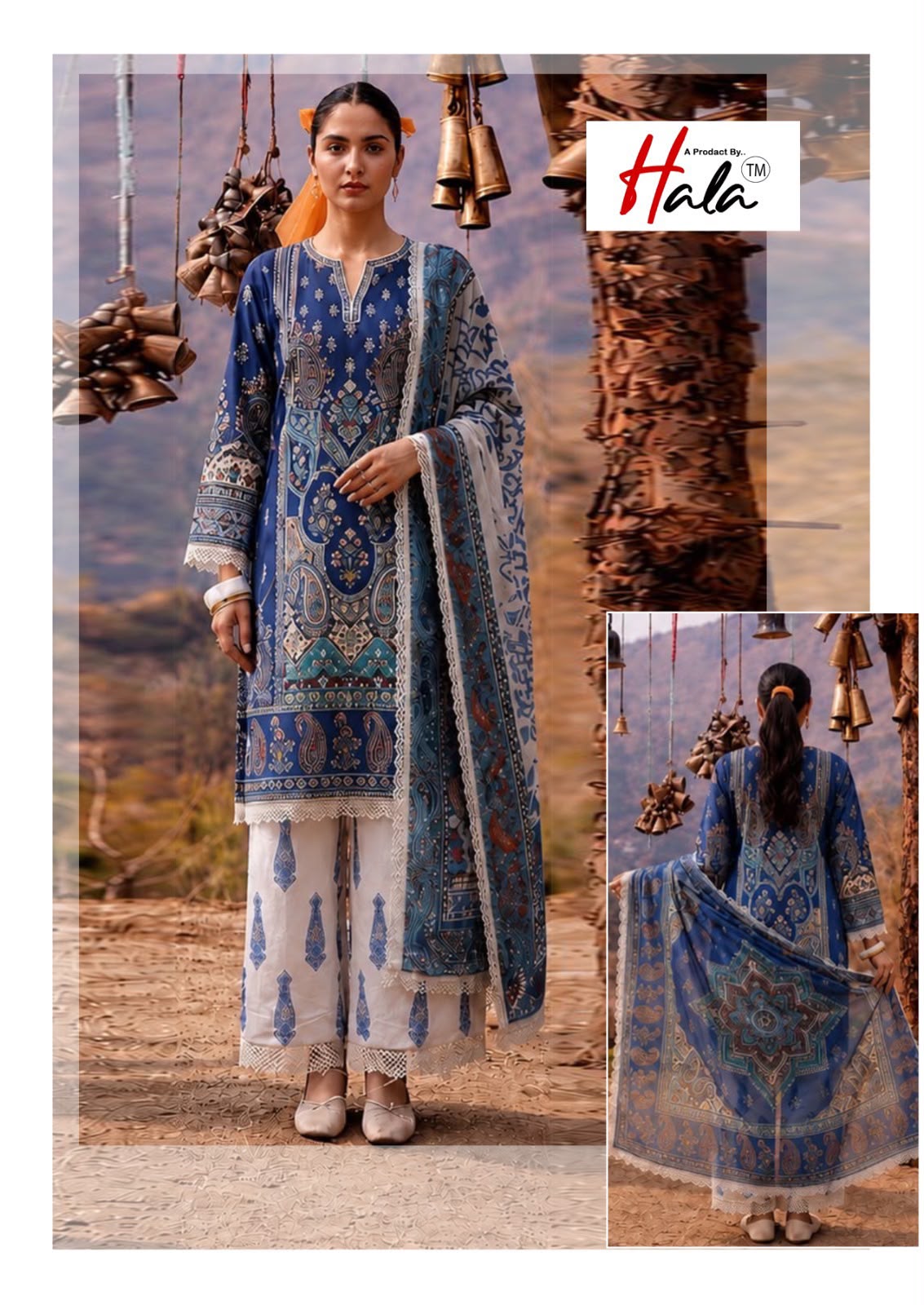 Ramsha Vol 10 Hala Cotton Karachi Salwar Suits Exporter Gujarat