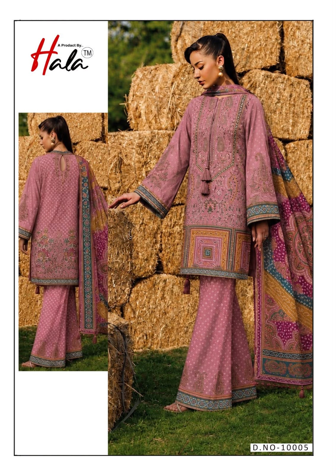 Ramsha Vol 10 Hala Cotton Karachi Salwar Suits Exporter Gujarat