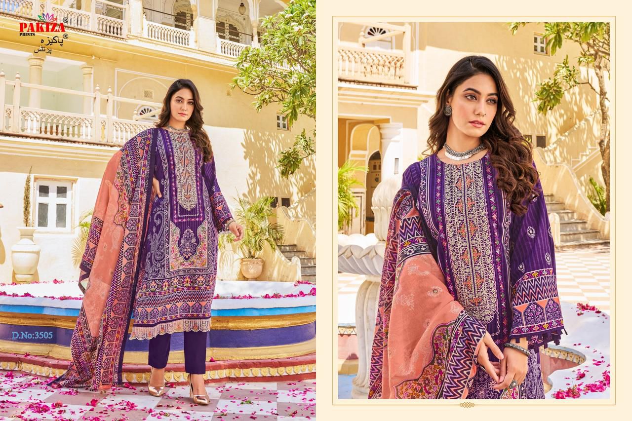 Ramsha Vol 35 Pakiza Prints Lawn Cotton Karachi Salwar Suits