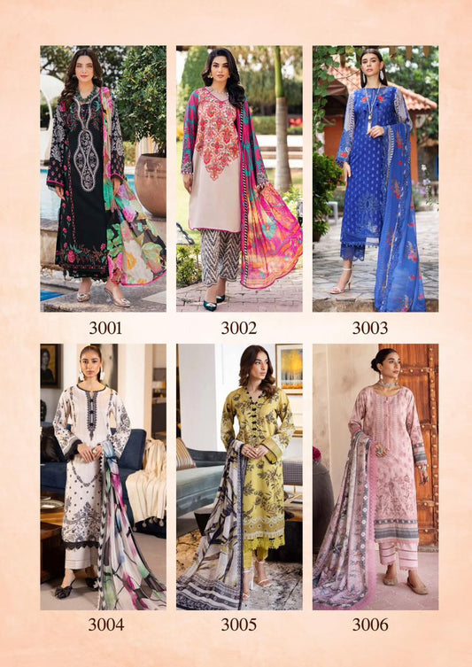 Ramsha Vol 3 Hala Cotton Karachi Salwar Suits Manufacturer Gujarat