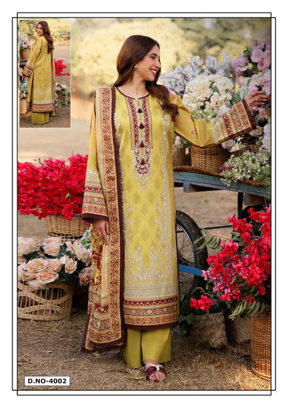 Ramsha Vol 4 Luxury Heavy Cotton Collection Hala Karachi Salwar Suits Manufacturer