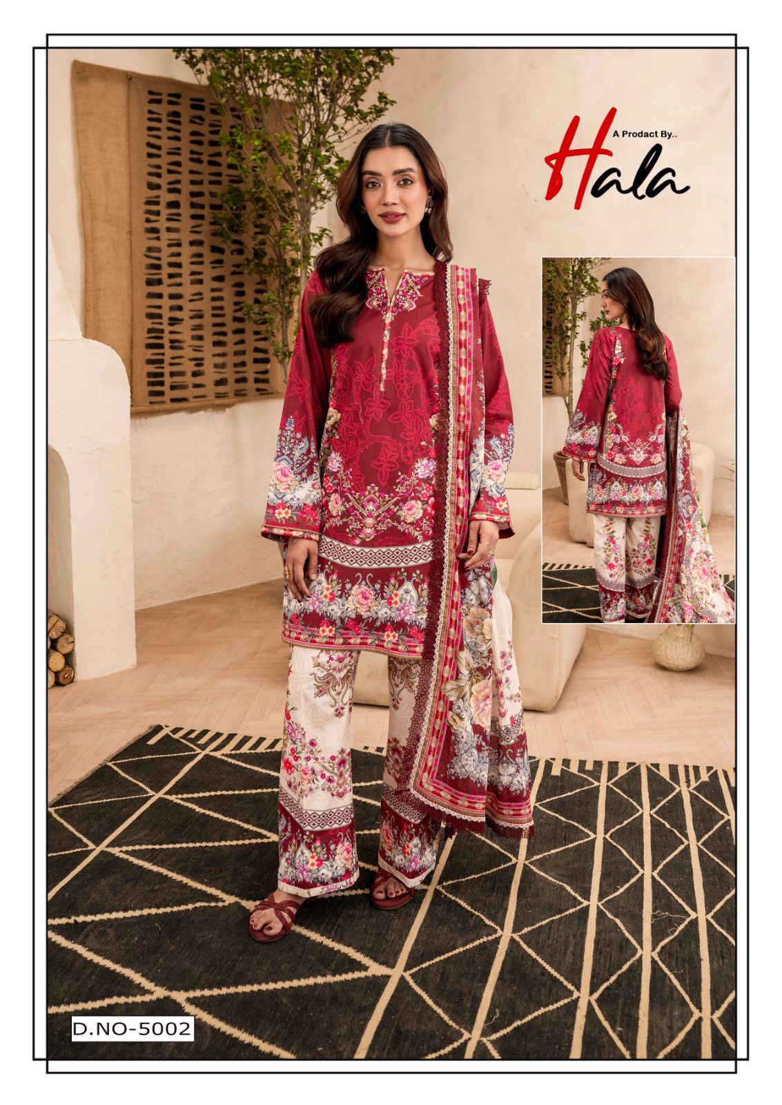 Ramsha Vol 5 Luxury Cotton Collection Hala Lawn Karachi Readymade Suits Exporter