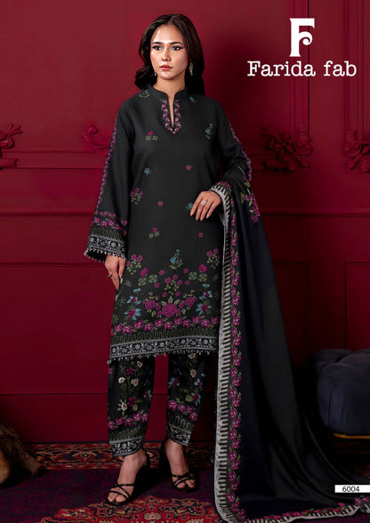 Ramsha Vol 6 Farida Fab Mix Cotton Karachi Salwar Suits Wholesaler
