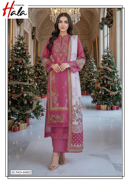 Ramsha Vol 6 Luxury Cotton Collection Hala Karachi Salwar Suits Supplier India