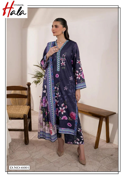 Ramsha Vol 6 Luxury Cotton Collection Hala Karachi Salwar Suits Supplier India