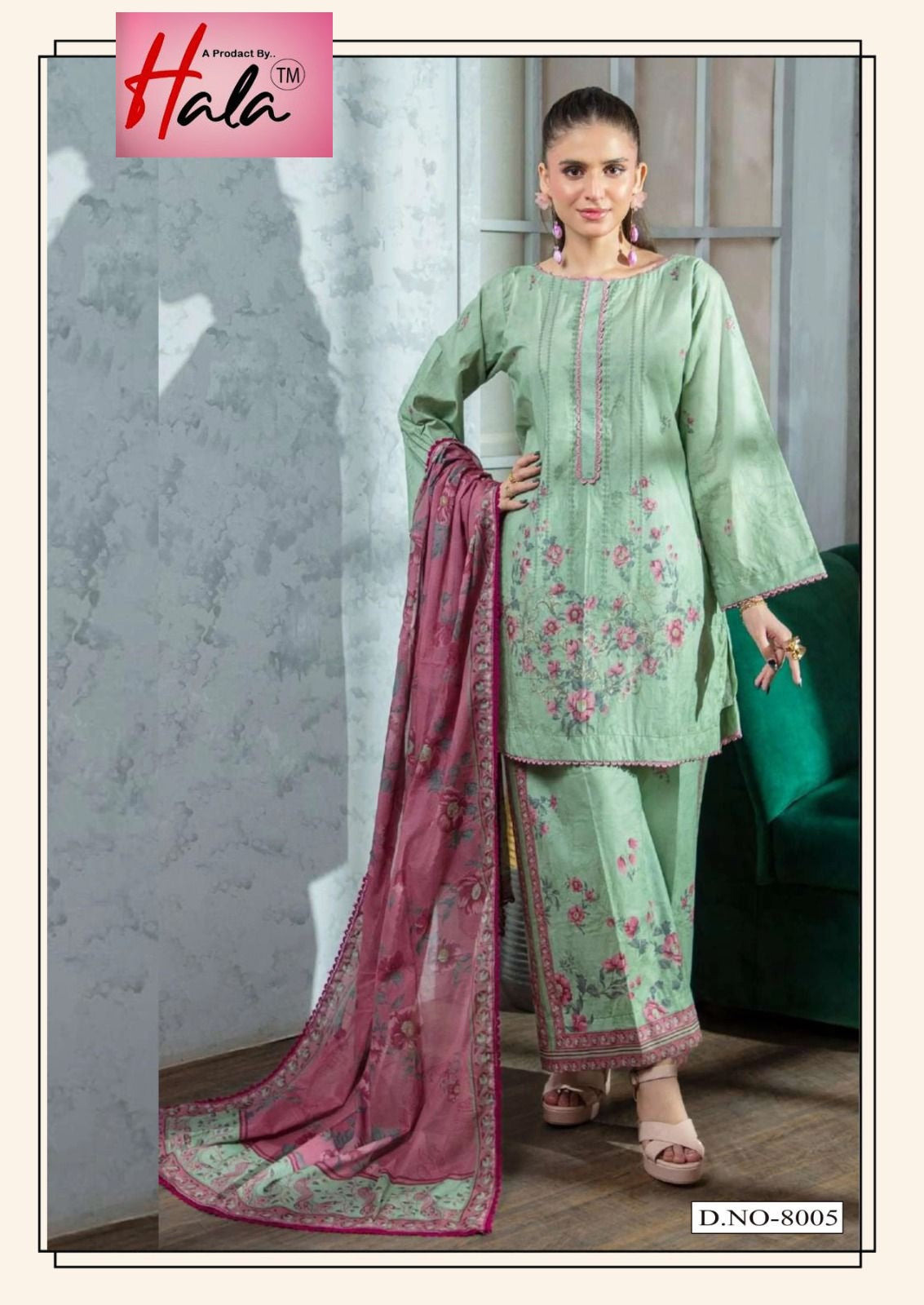 Ramsha Vol 8 Hala Cotton Karachi Salwar Suits Manufacturer India