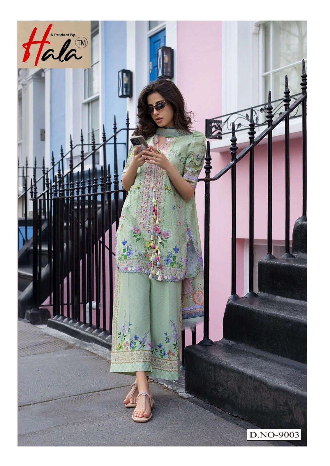 Ramsha Vol 9 Hala Cotton Karachi Salwar Suits Wholesale Price