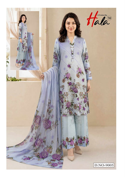 Ramsha Vol 9 Hala Cotton Karachi Salwar Suits Wholesale Price