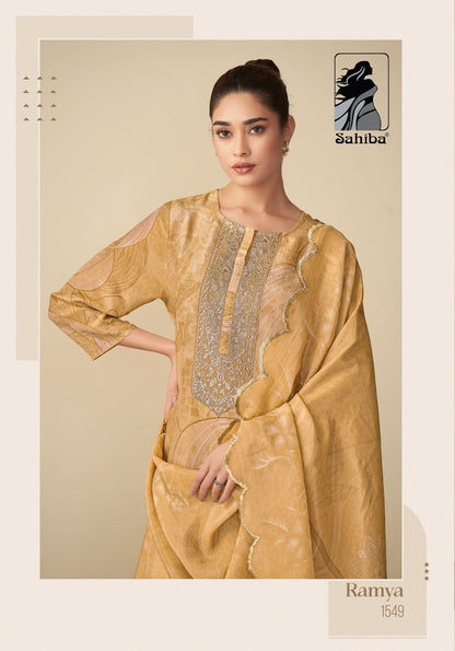 Ramya Sahiba Simmer Plazzo Style Suits Wholesale