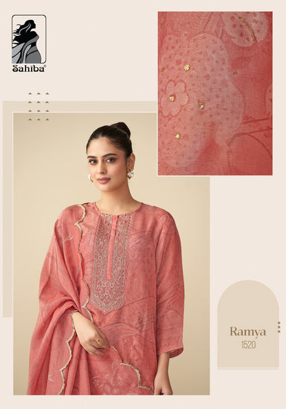 Ramya Sahiba Simmer Plazzo Style Suits Wholesale