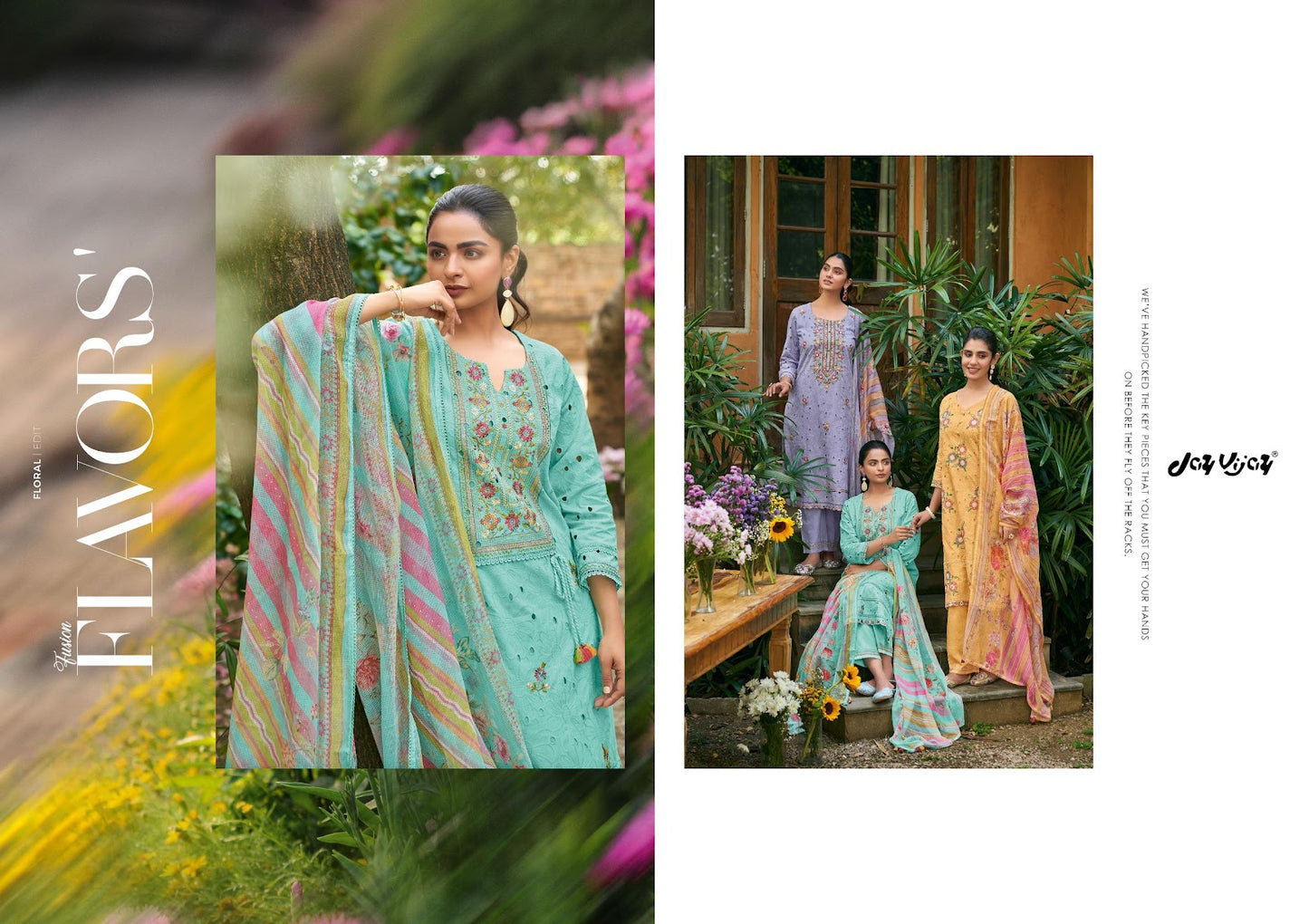 Rang Baari Jay Vijay Cotton Pant Style Suits Exporter Ahmedabad