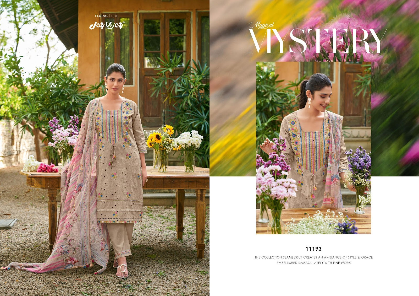 Rang Baari Jay Vijay Cotton Pant Style Suits Exporter Ahmedabad