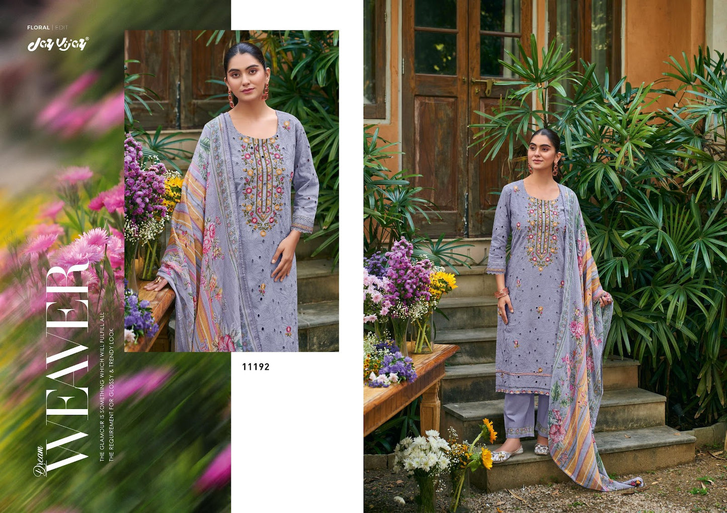 Rang Baari Jay Vijay Cotton Pant Style Suits Exporter Ahmedabad