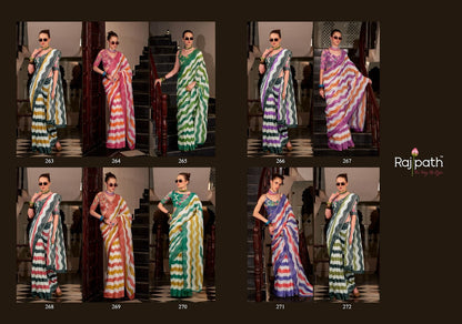 Rang De Basanti Rajpath Linen Cotton Sarees Supplier Ahmedabad
