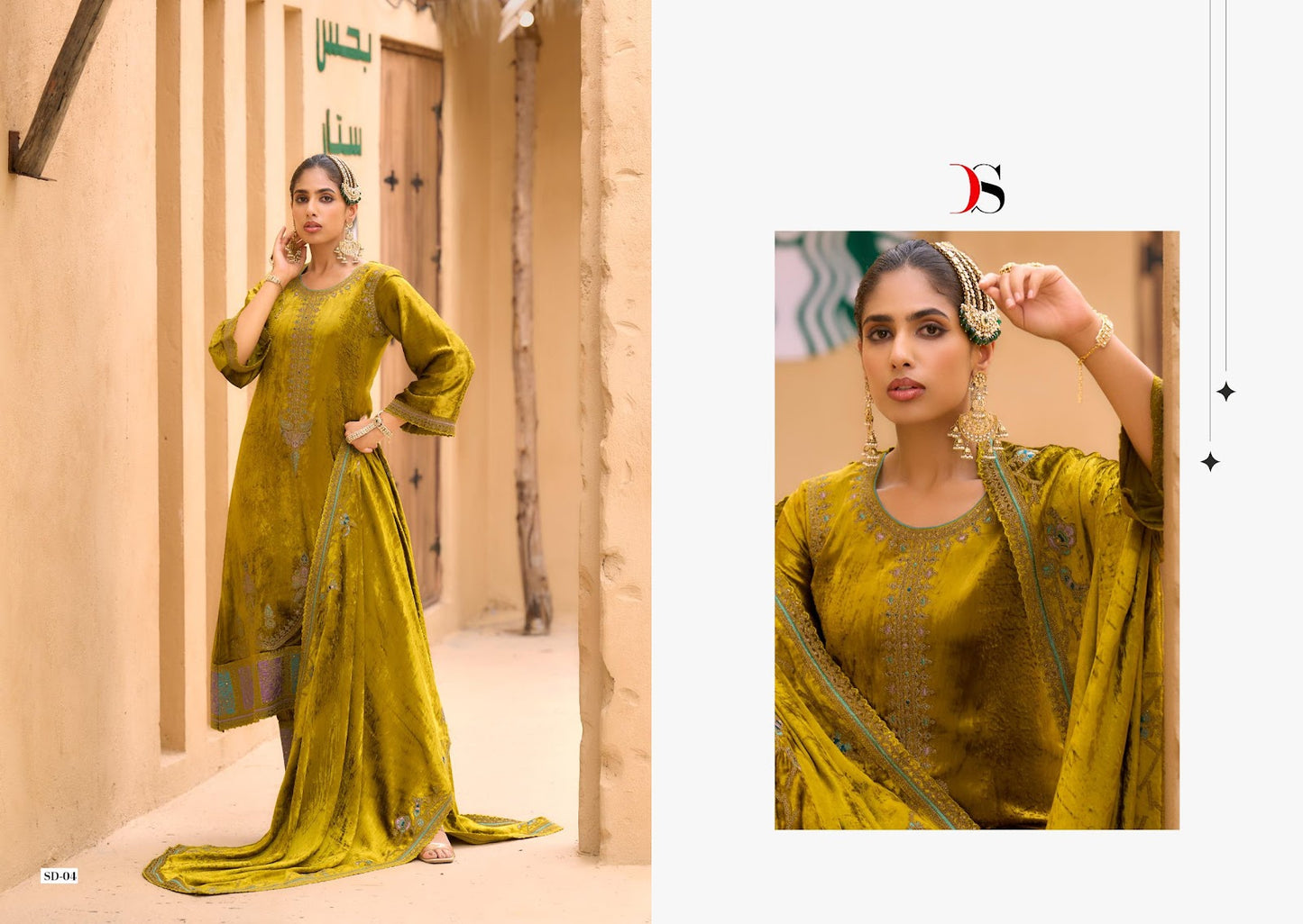 Rang E Bahar Deepsy Viscose Velvet Suits Manufacturer India