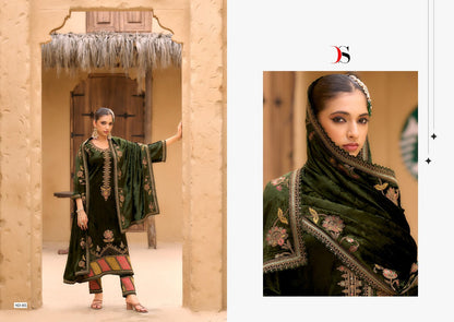 Rang E Bahar Deepsy Viscose Velvet Suits Manufacturer India
