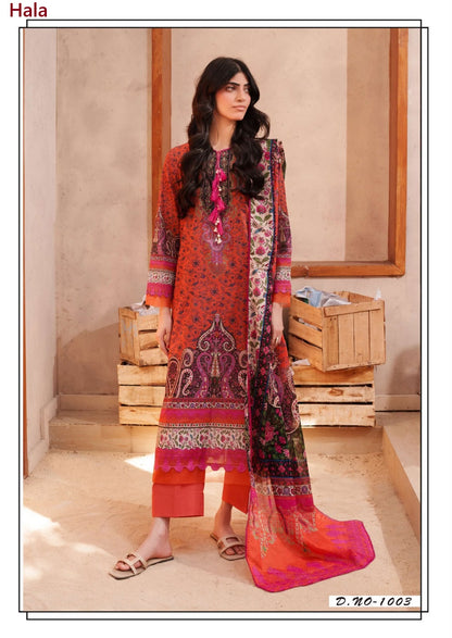 Rang E Bahar Vol 1 Hala Cotton Karachi Salwar Suits Wholesale Price