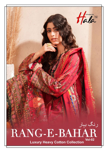 Rang E Bahar Vol 2 Hala Cotton Karachi Salwar Suits Wholesale Price