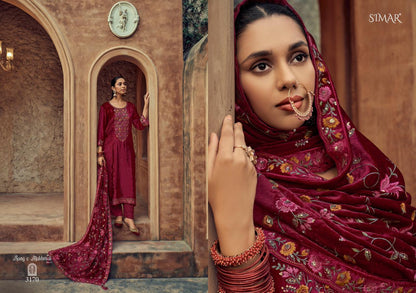 Rang E Makhmali Vol 5 Simar Velvet Suits Exporter