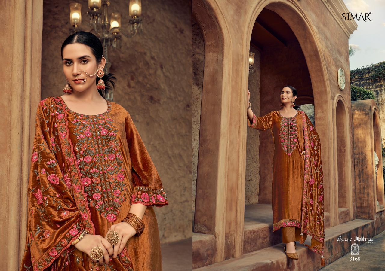 Rang E Makhmali Vol 5 Simar Velvet Suits Exporter