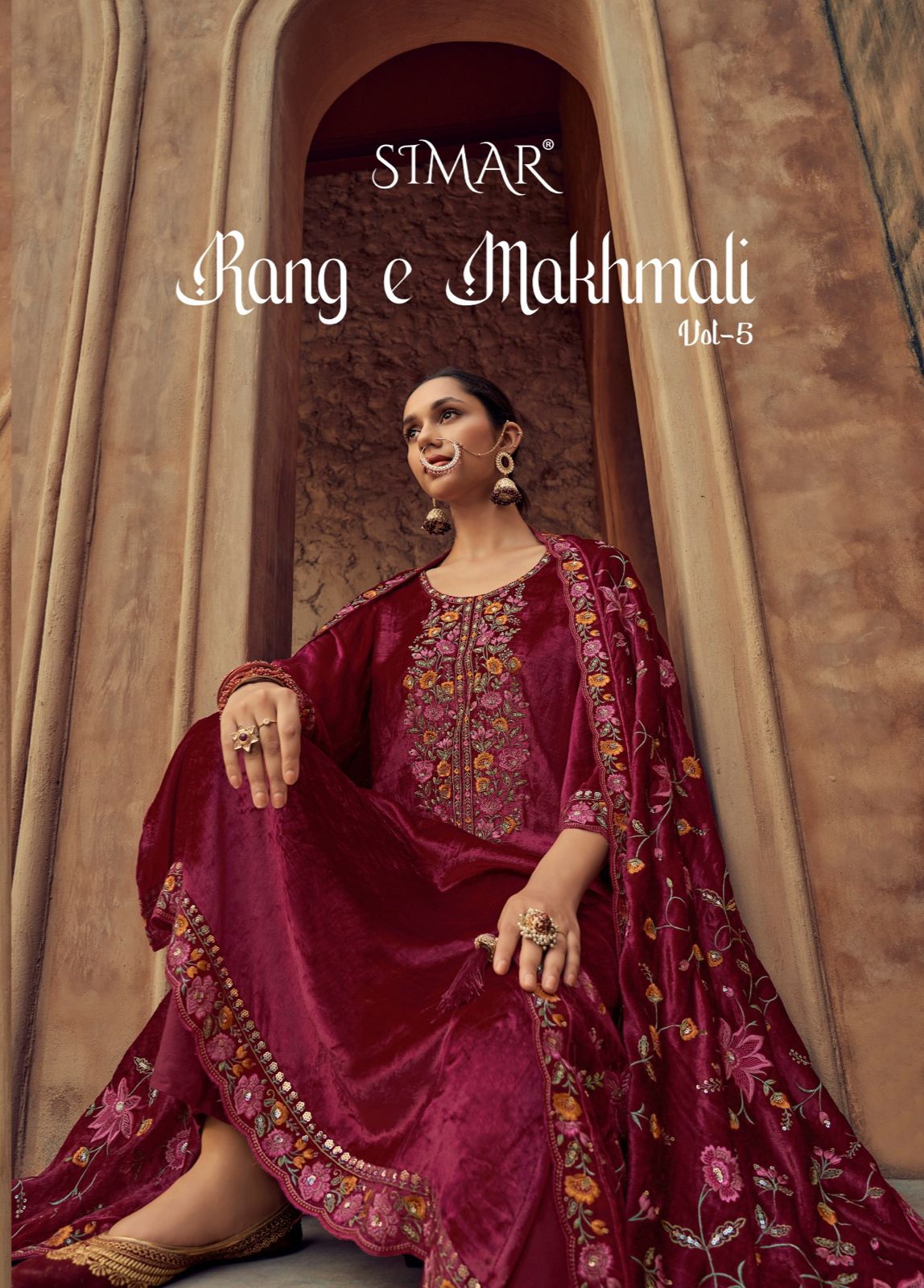 Rang E Makhmali Vol 5 Simar Velvet Suits Exporter