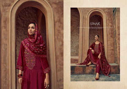 Rang E Makhmali Vol 5 Simar Velvet Suits Exporter