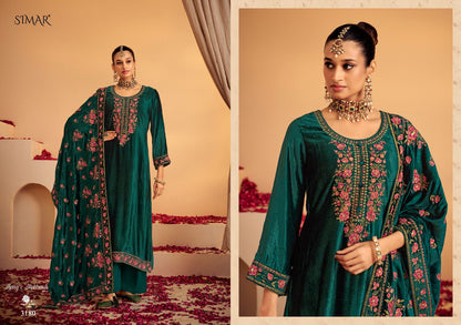 Rang E Makhmali Vol 6 Simar Velvet Suits Supplier Gujarat