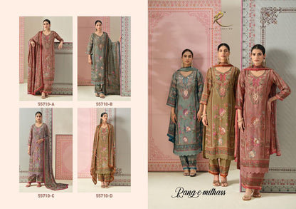 Rang E Mithass 55710 Rakhi Fashion Viscose Modal Plazzo Style Suits Exporter