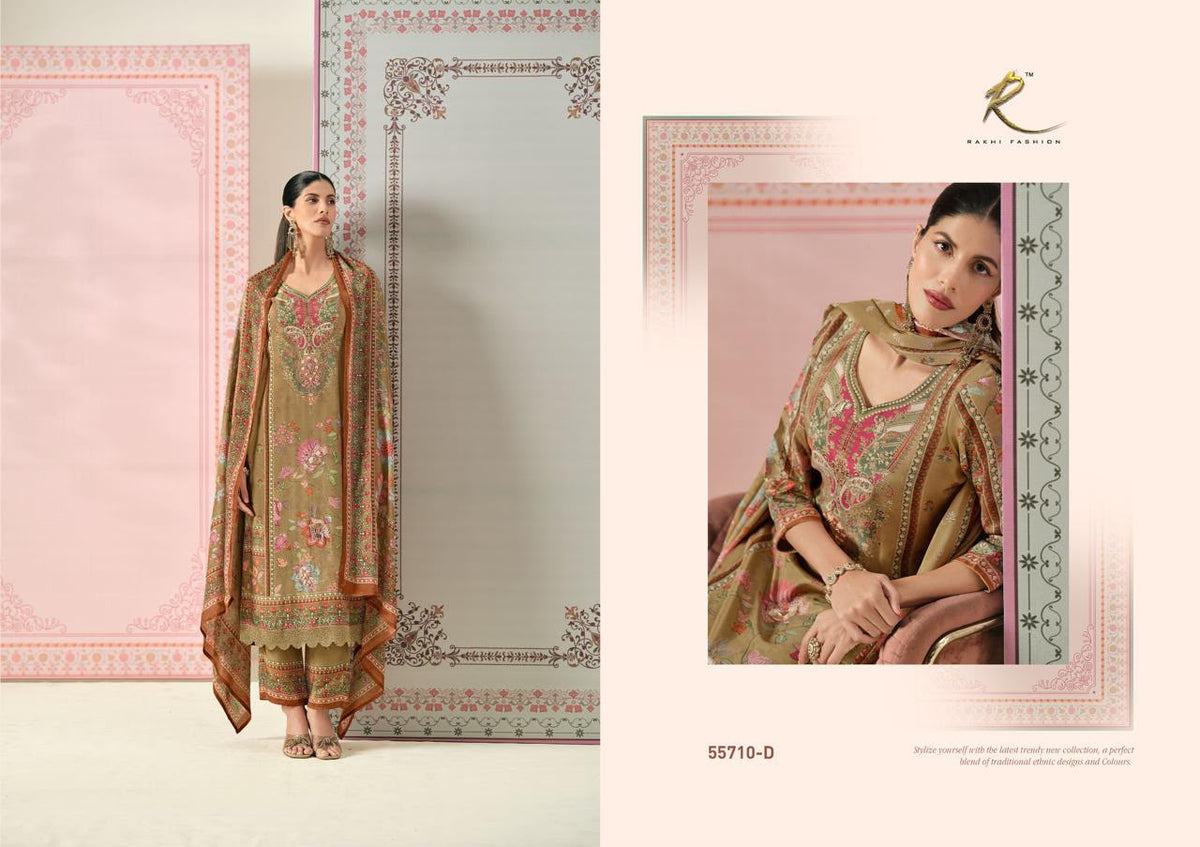 Rang E Mithass 55710 Rakhi Fashion Viscose Modal Plazzo Style Suits Exporter