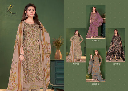 Rang E Noor 73495 Rakhi Fashion Cotton Pakistani Salwar Suits Manufacturer India