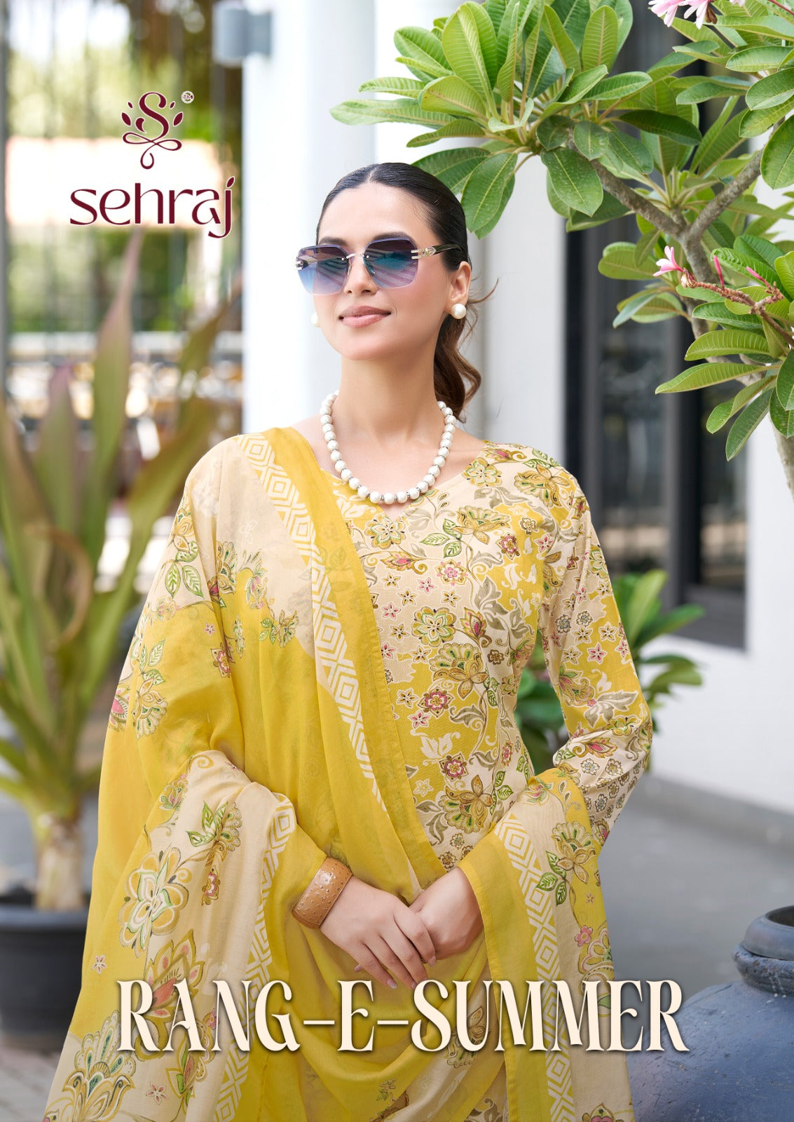 Rang E Summer 5009 Sehraj Soft Cotton Plazzo Style Suits Exporter