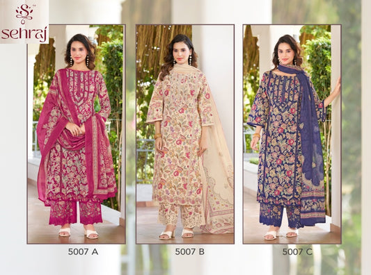 Rang E Summer Sehraj Cotton Plazzo Style Suits Supplier Ahmedabad