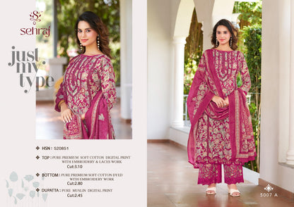 Rang E Summer Sehraj Cotton Plazzo Style Suits Supplier Ahmedabad