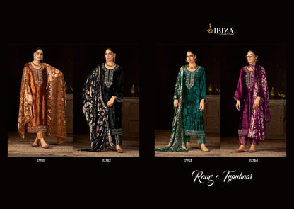 rang e tyauhaar ibiza velvet suits manufacturer ahmedabad
