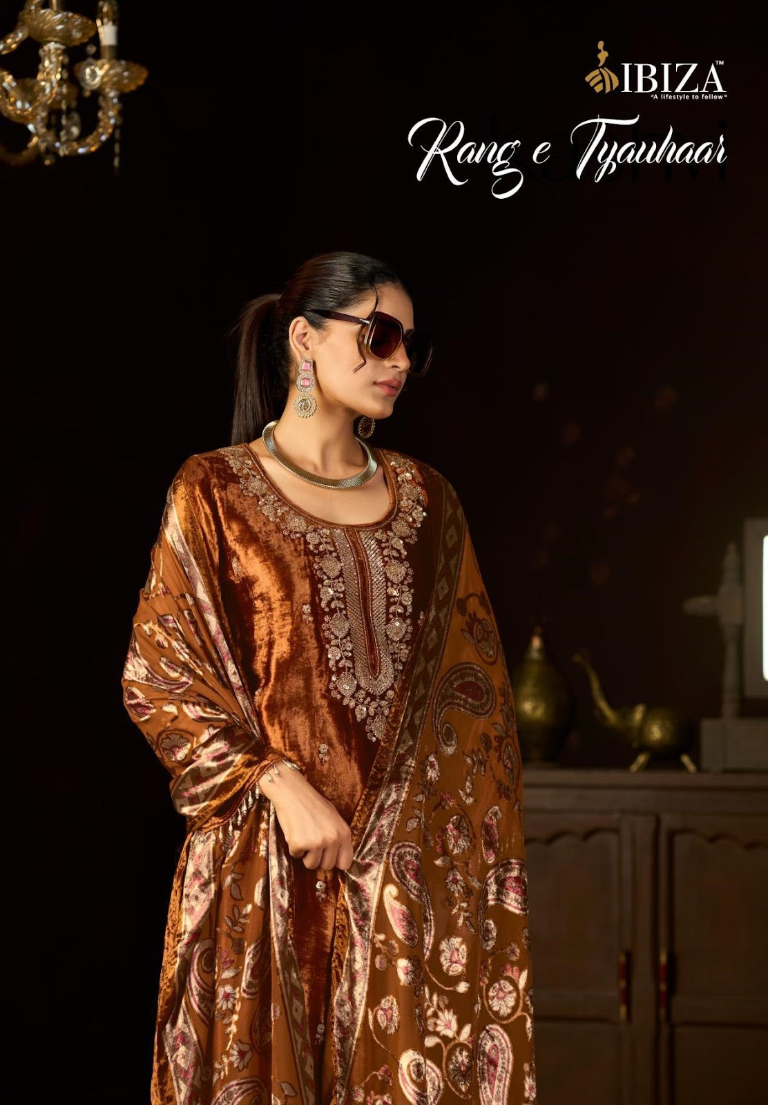 rang e tyauhaar ibiza velvet suits manufacturer ahmedabad