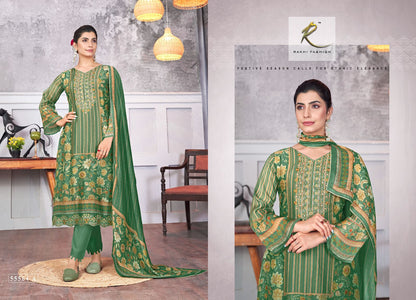 Rang E Tyauhaar Rakhi Fashion Pure Bemberg Pant Style Suits Wholesale Price
