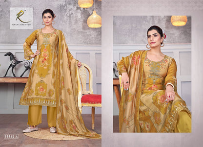 Rang E Tyauhaar Rakhi Fashion Pure Bemberg Pant Style Suits Wholesale Price
