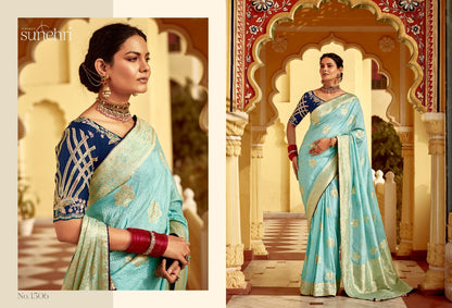 Rang Mahal 1501-1511 Sunehri Sarees Manufacturer Gujarat