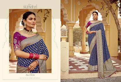 Rang Mahal 1501-1511 Sunehri Sarees Manufacturer Gujarat