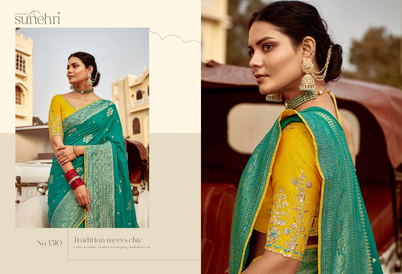 Rang Mahal 1501-1511 Sunehri Sarees Manufacturer Gujarat