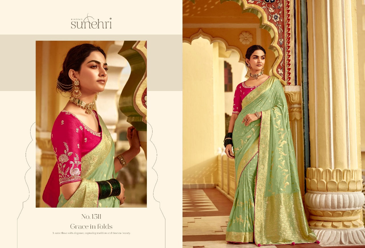 Rang Mahal 1501-1511 Sunehri Sarees Manufacturer Gujarat