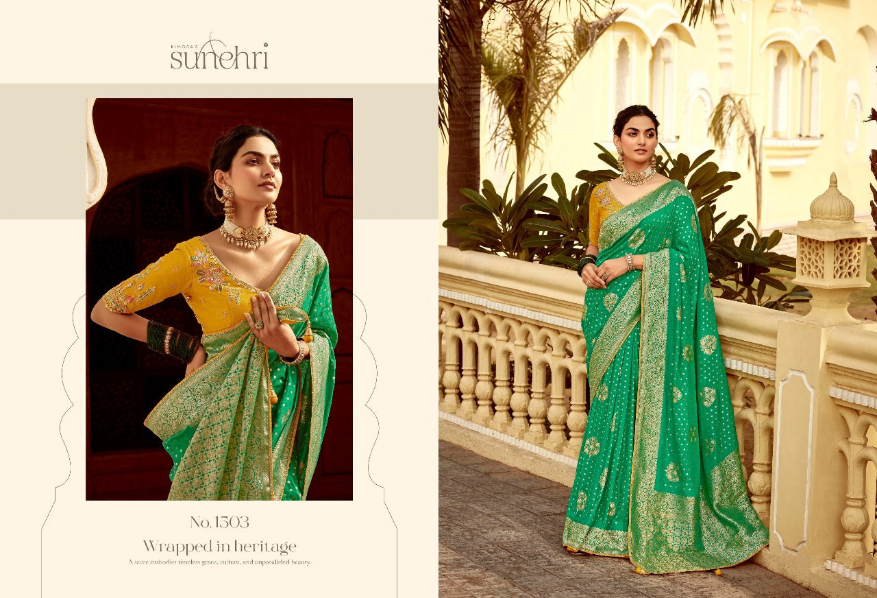 Rang Mahal 1501-1511 Sunehri Sarees Manufacturer Gujarat