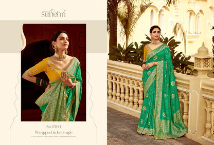 Rang Mahal 1501-1511 Sunehri Sarees Manufacturer Gujarat
