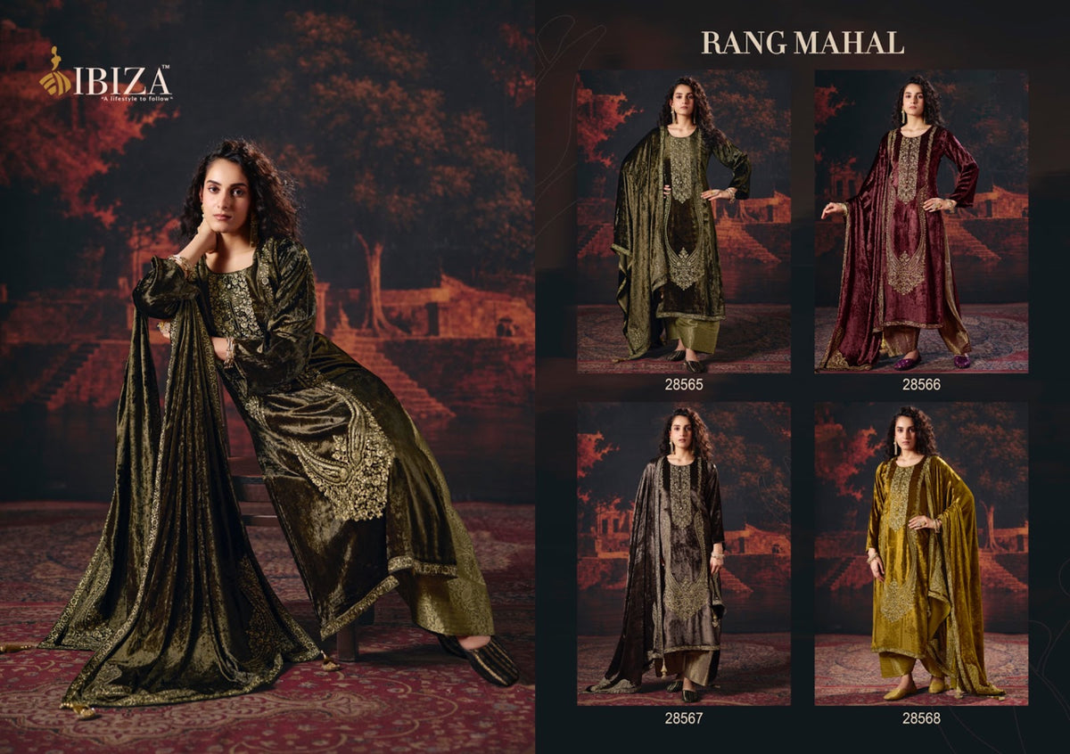 Rang Mahal Ibiza Viscose Velvet Suits Exporter
