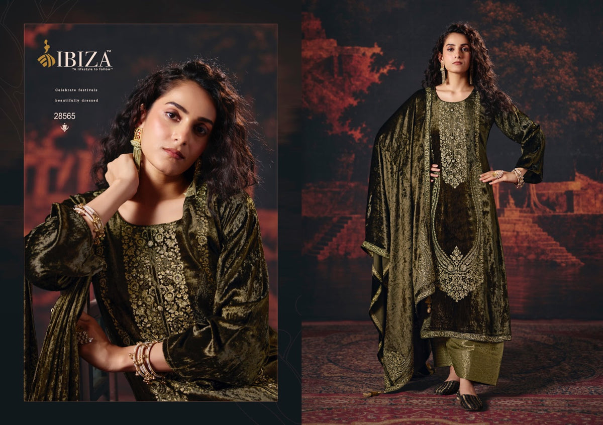 Rang Mahal Ibiza Viscose Velvet Suits Exporter