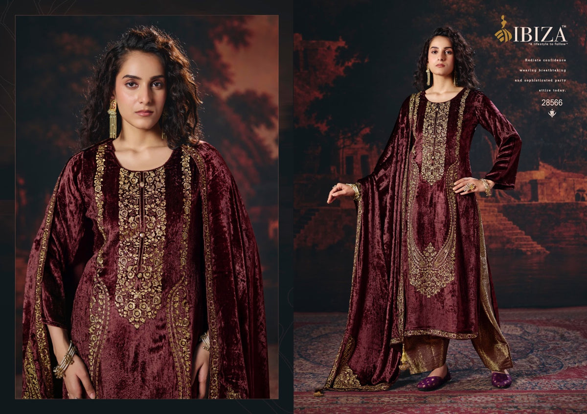 Rang Mahal Ibiza Viscose Velvet Suits Exporter