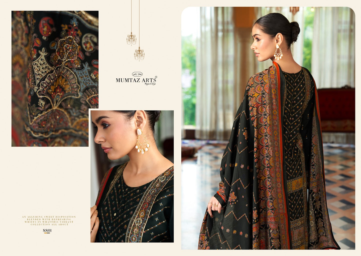 Rang Munch Nayaab Mumtaz Arts Viscose Muslin Karachi Salwar Suits Manufacturer Ahmedabad