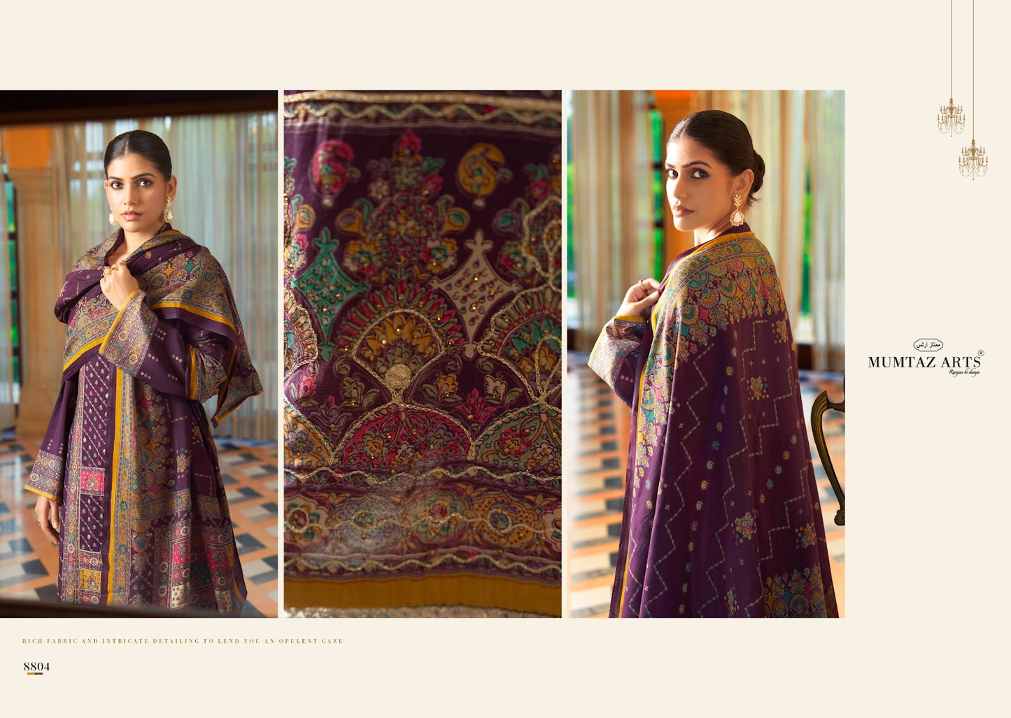 Rang Munch Nayaab Mumtaz Arts Viscose Muslin Karachi Salwar Suits Manufacturer Ahmedabad