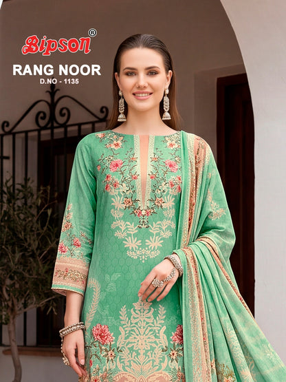Rang Noor 1135 Bipson Prints Muslin Pant Style Suits Supplier Gujarat
